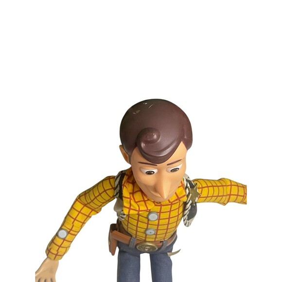 Disney Store Pixar Toy Story Talking Woody Pull String Doll 15" Working - Picture 13 of 16